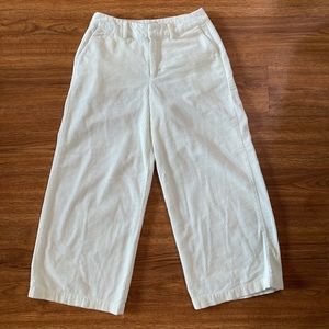 Corduroy cropped Wide Leg pants